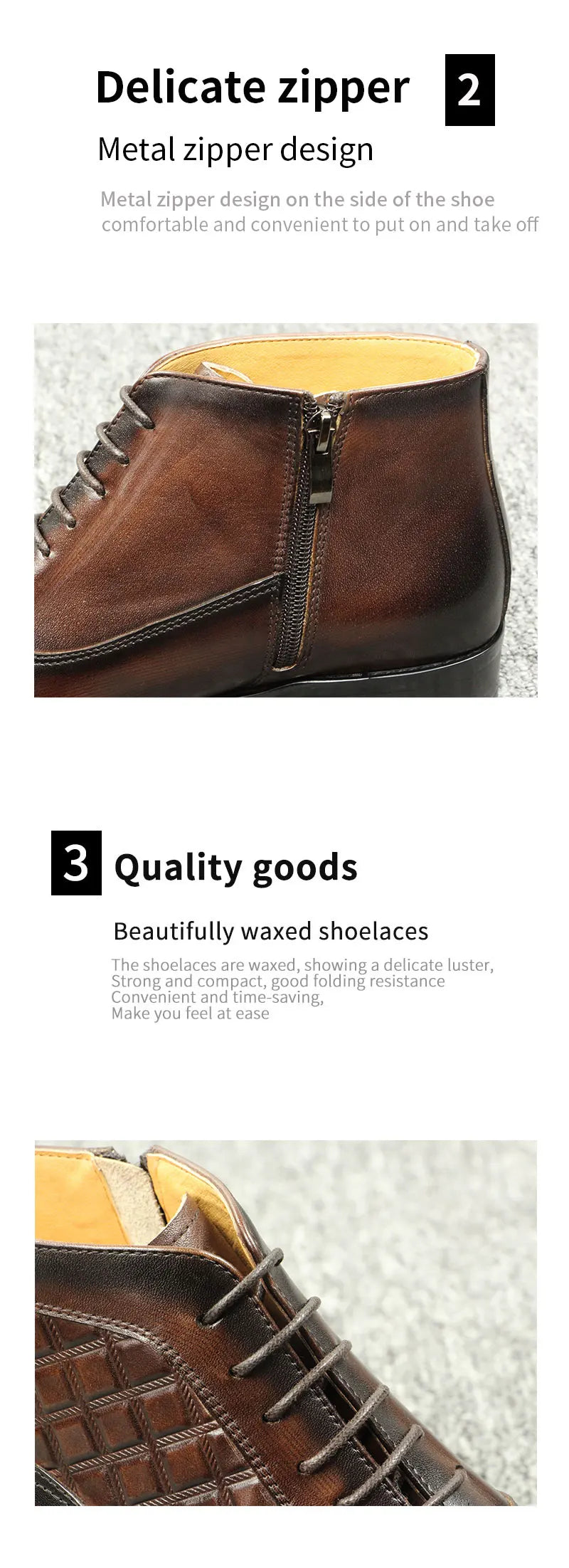 Luxury Men Boots Real Cowhide Leather Shoes For Successful Gentalman Suit Design Pure Handmade Fashion High Quality Male's Boots