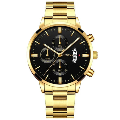 New Business Casual Watch Часы Мужские Luxury Fashion Watches Men Stainless Steel Quartz Wrist Watch for Man Relojes Para Hombre