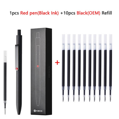 KACO 0.5mm MIDOT Gel Ink Pens, Quick-drying Press Smooth Writing Pen, High Volume for Taking Exams Grading Homework Doing Papers
