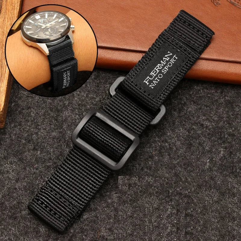 Hot top Nylon NATO watch strap for Seiko NO.5 007 series sport watch belt 20mm 22mm 24mm watchband Men's wristband bracelet