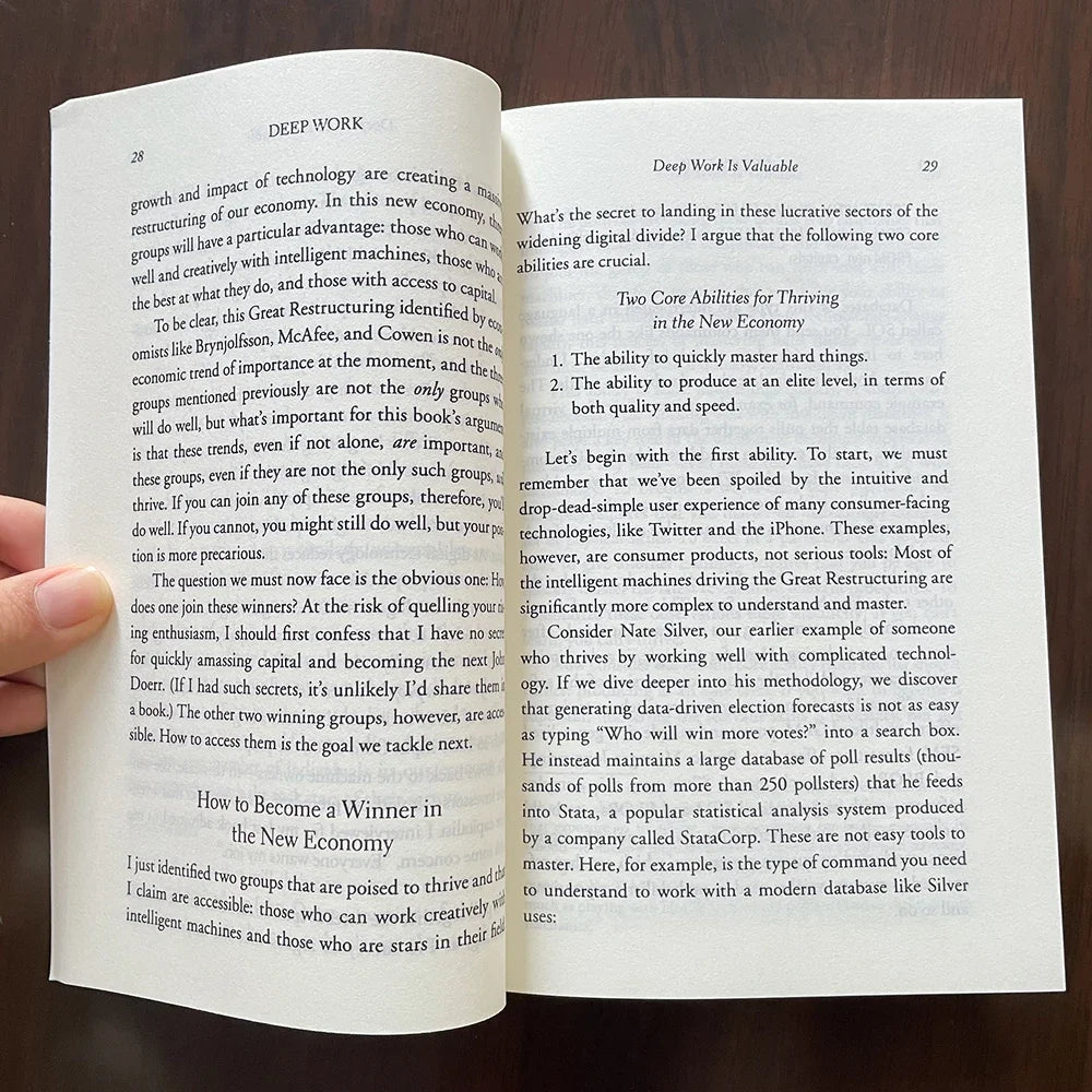 Deep Work By Cal Newport Rules for Focused Success In A Distracted World Leadership & Motivation Books for Adult Paperback