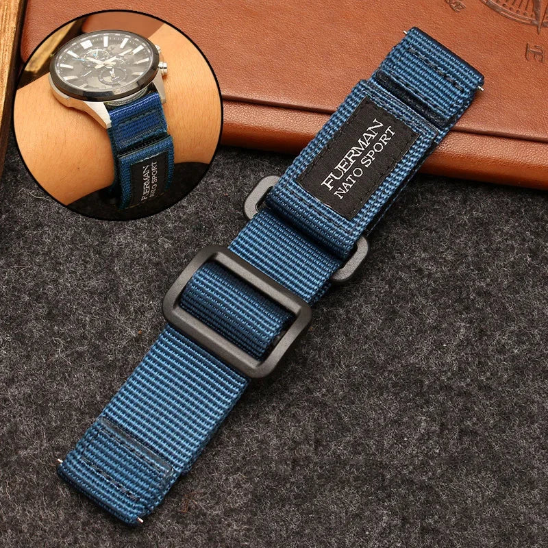 Hot top Nylon NATO watch strap for Seiko NO.5 007 series sport watch belt 20mm 22mm 24mm watchband Men's wristband bracelet