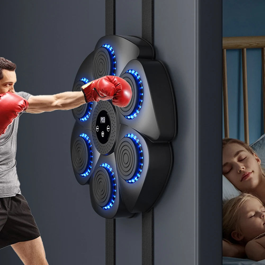 New Smart Music Boxing Machine Adult/Children Sports Fitness Boxing Trainer Home Exercise Response Training Boxing Wall Target