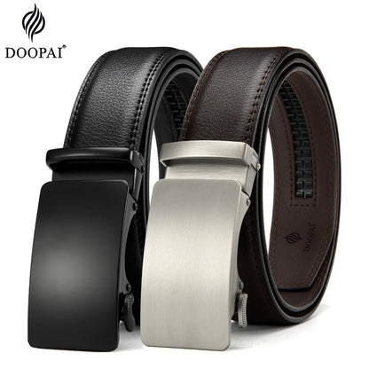 Men Leather Belt Automatic Buckle Belt Fashion Alloy Belts Genune Leather Luxury Belts for Men Business Luxury Designer Clothes