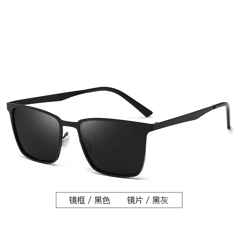 Classic Polarized Design Sunglasses Men Women Driving Square Frame Fashion Sun Glasses Male Goggle