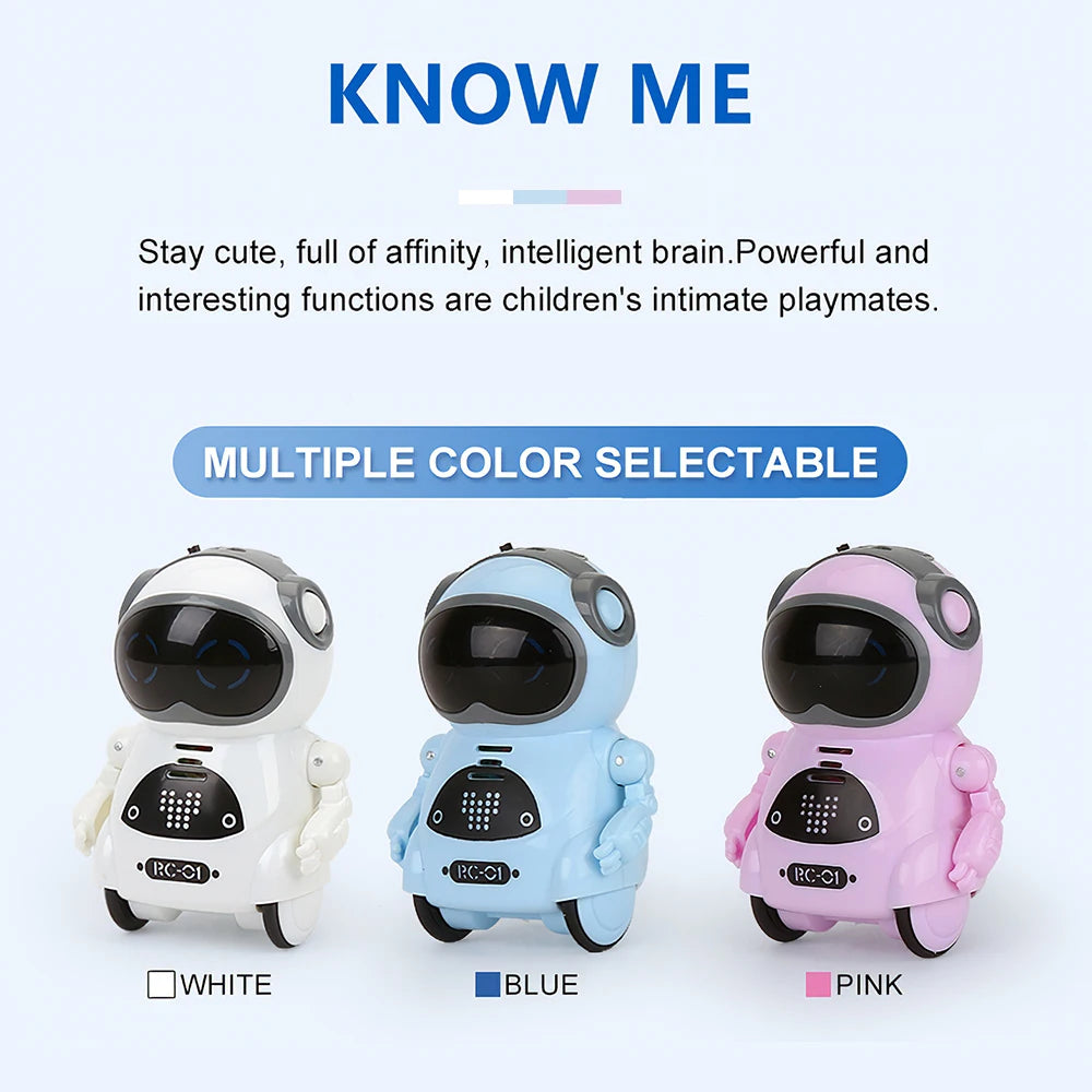 Children's Robot Can Talk Interactive Dialogue Voice Recognition Recording Singing and Dancing Storytelling Mini Smart Robot Toy