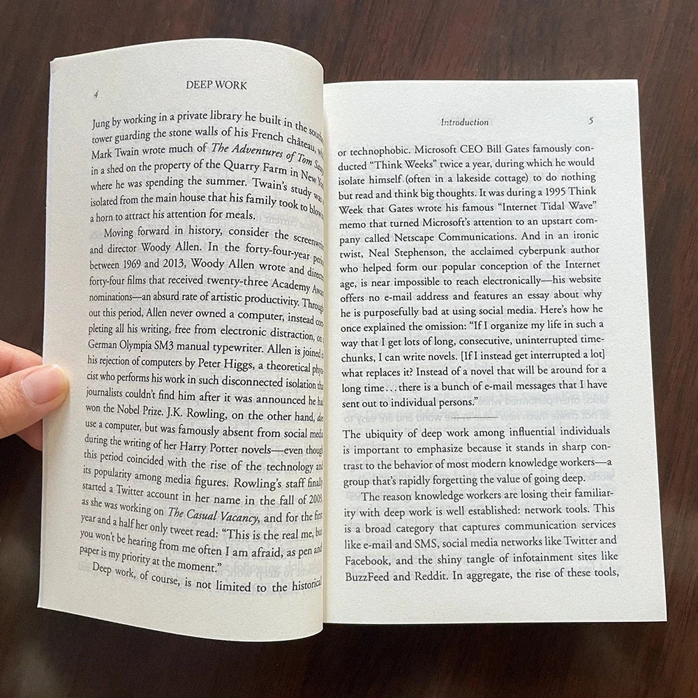 Deep Work By Cal Newport Rules for Focused Success In A Distracted World Leadership & Motivation Books for Adult Paperback