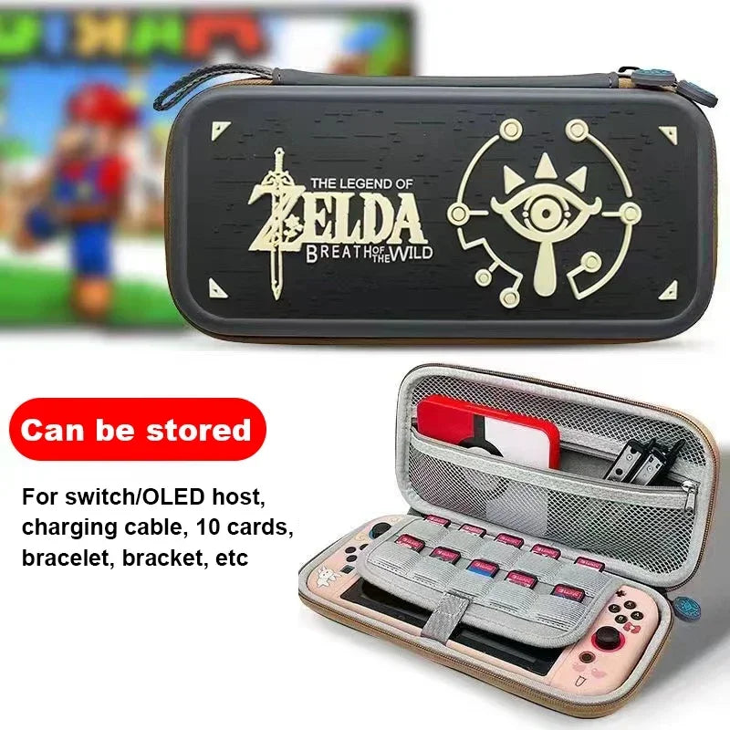 3D Pattern Game Card Case For Nintendo Switch Lite 24 Cartridge Slot Protective OLED Switch Case Storage Box Shockproof Dustproof