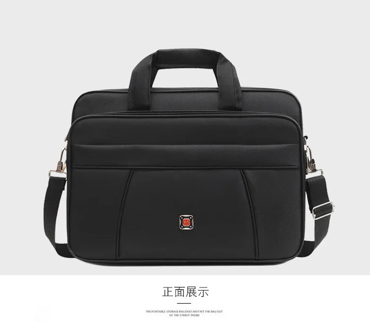 Simple Tote Men Business Briefcase Handbag For 15 Inch Laptop Bags Large Capacity Shoulder Bags Travel Notebook Messenger Bag