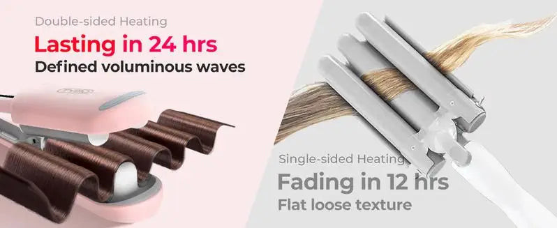 TYMO ROVY-Wave Curling Iron for Easy Comfort Styling Negative Ionic hairwaver comfortable handle