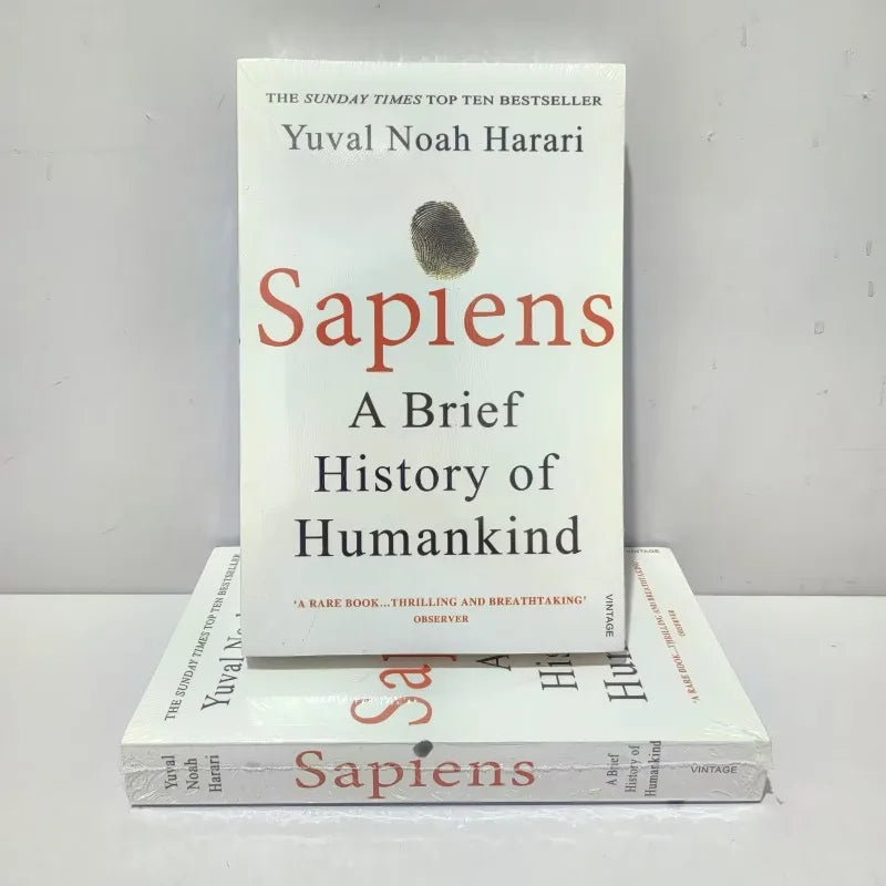 Sapiens: A Brief History of Humankind Yuval Noah Harari English Books Anthropological History Books Extracurricular Reading Book