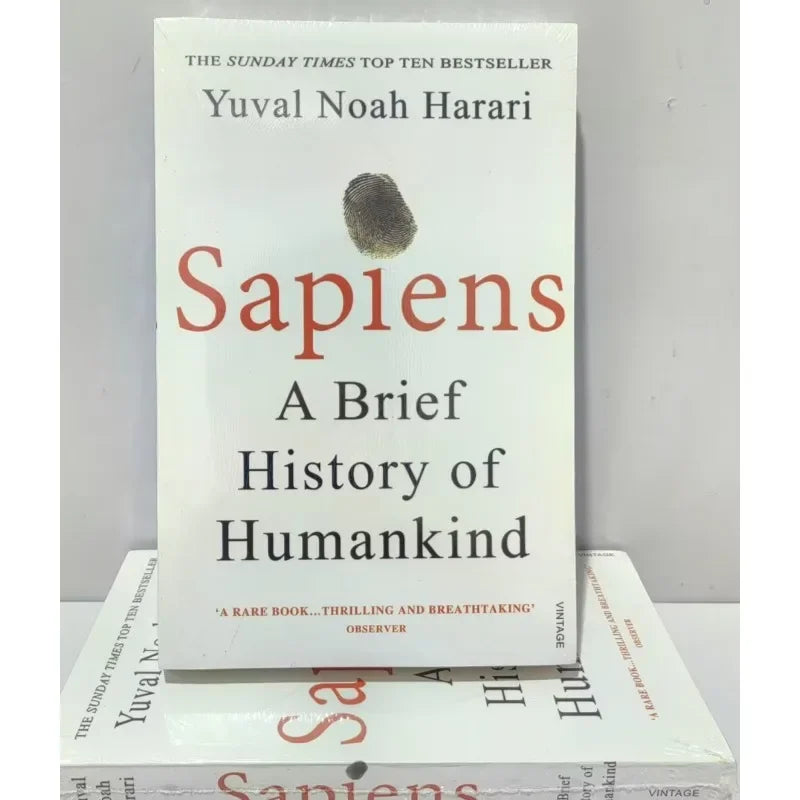 Sapiens: A Brief History of Humankind Yuval Noah Harari English Books Anthropological History Books Extracurricular Reading Book