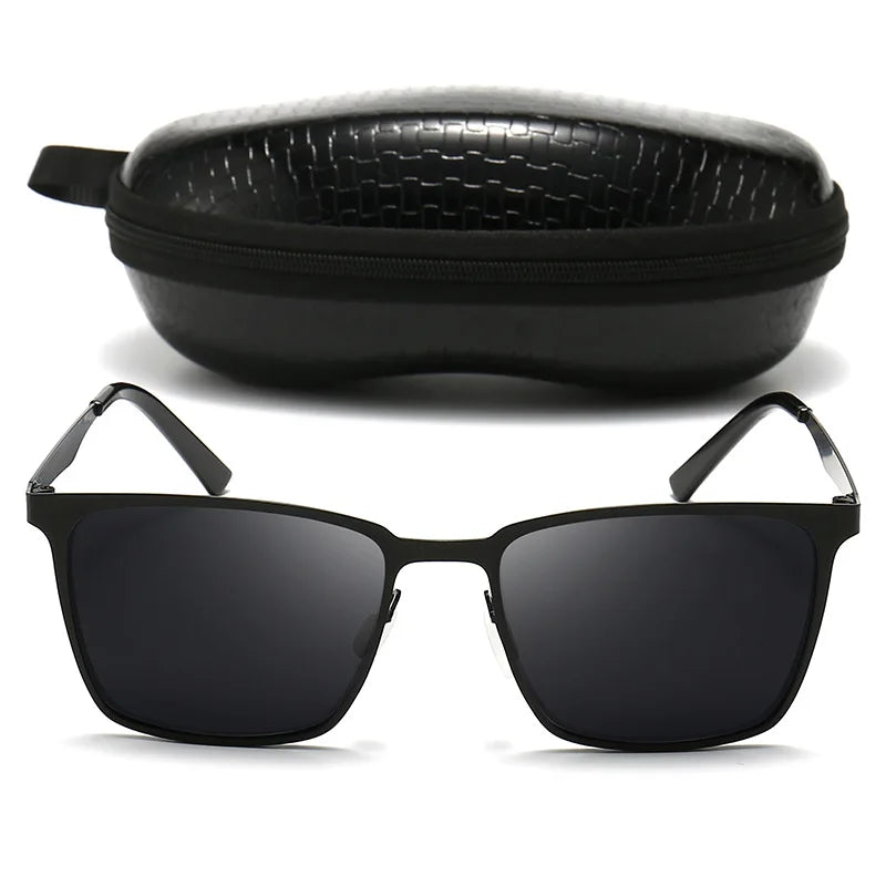 Classic Polarized Design Sunglasses Men Women Driving Square Frame Fashion Sun Glasses Male Goggle