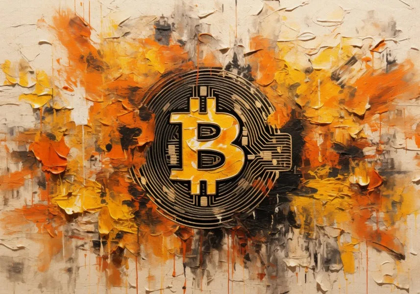 Modern The Creation of Bitcoin Crypto Cryptocurrency Art Poster Canvas Painting Wall Prints Picture for Living Room Home Decor