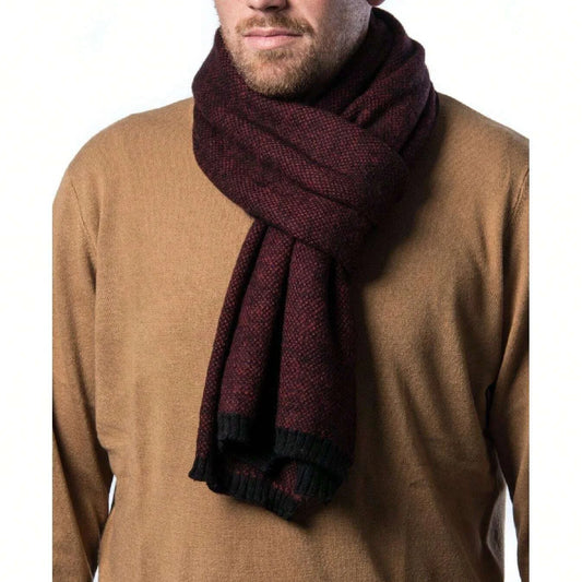 Men's Cotton Scarf Warm Neckerchief Patchwork Striped Scarves Soft Long Casual Male Bufanda Pashmina Shawl