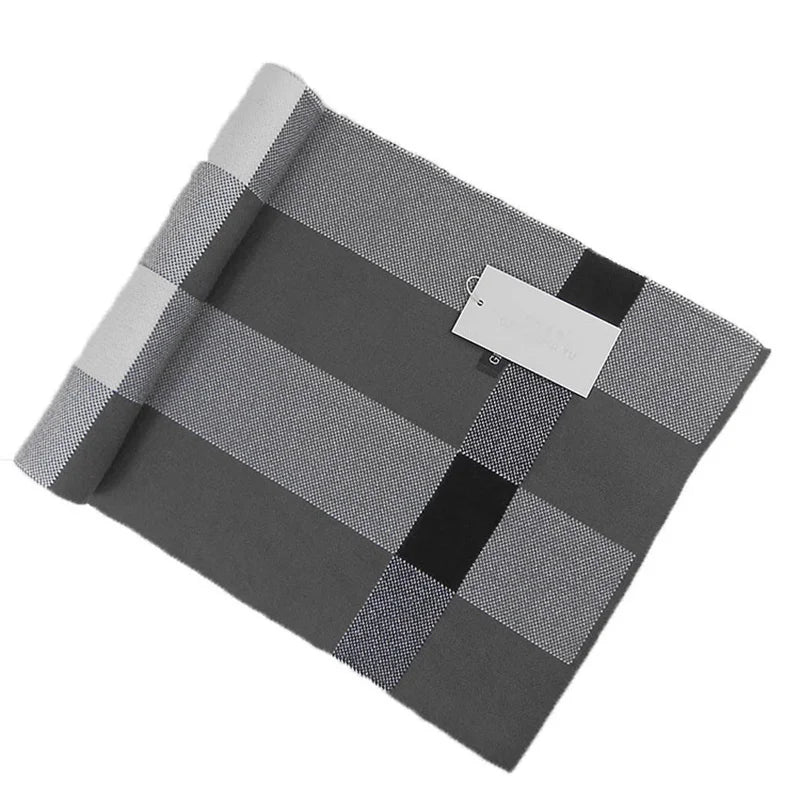 Designer Brand Men Cashmere Plaid Scarf Warm Neckercheif Classic Lattice Man Business Scarves Wraps Fashion Male Bufandas Shawls