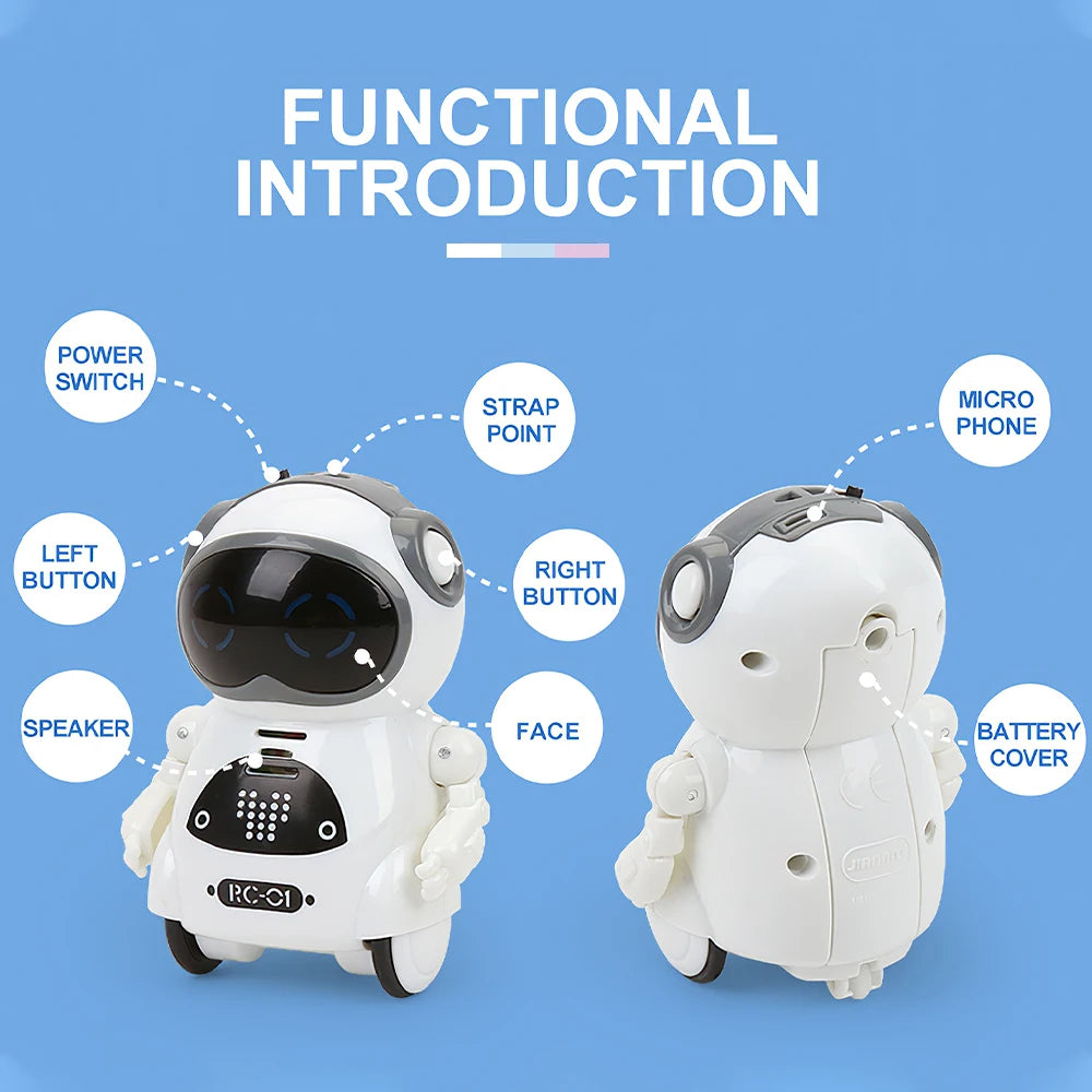 Children's Robot Can Talk Interactive Dialogue Voice Recognition Recording Singing and Dancing Storytelling Mini Smart Robot Toy