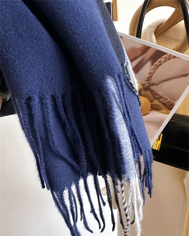 65*200cm Fashion Luxury Brand Women Scarf Cashmere Shawl Winter Warm Outdoor Pashmina Scarves Wrap Lady Decorate Neckerchief