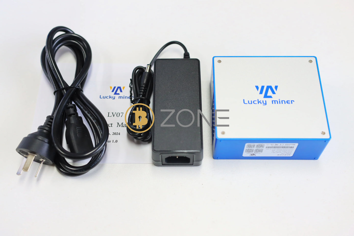 Bitcoin Sha256 Miner Lucky Miner LV07 Hashrate 1th/s In Stock Newest BTC Solo Lottery Crypto BTC Miner With Power Supply