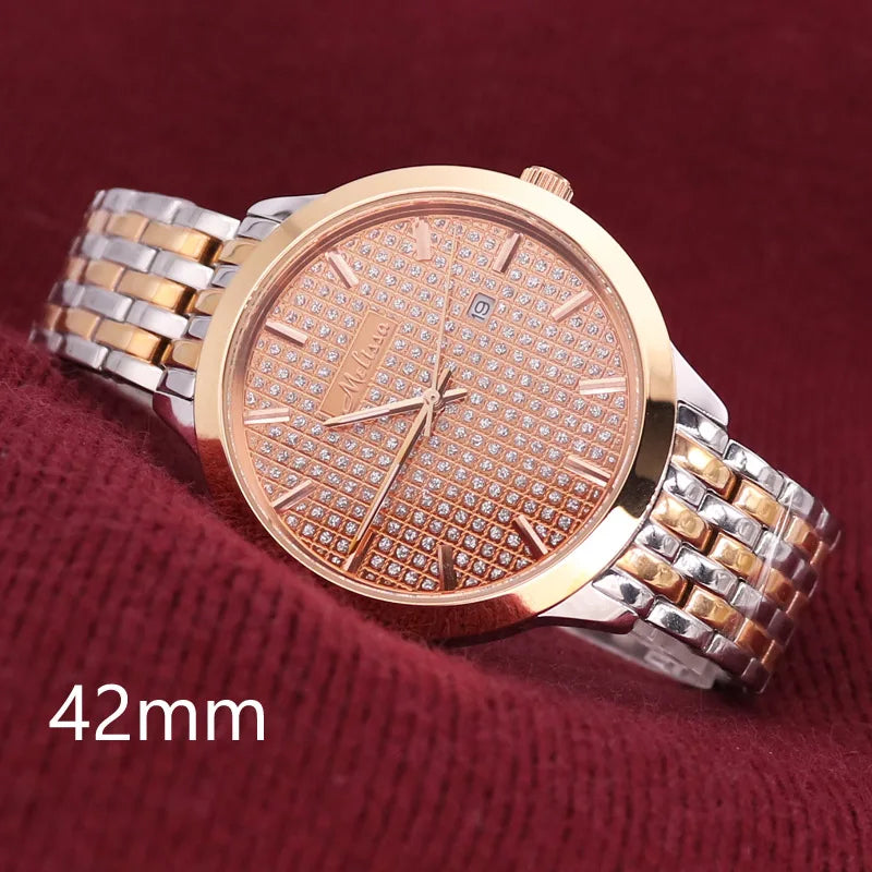 SALE!!! Discount Melissa Ceramic Crystal Rotating Rose Camellia Flower Women's Watch Fashion Luxury Girl Birthday Gift