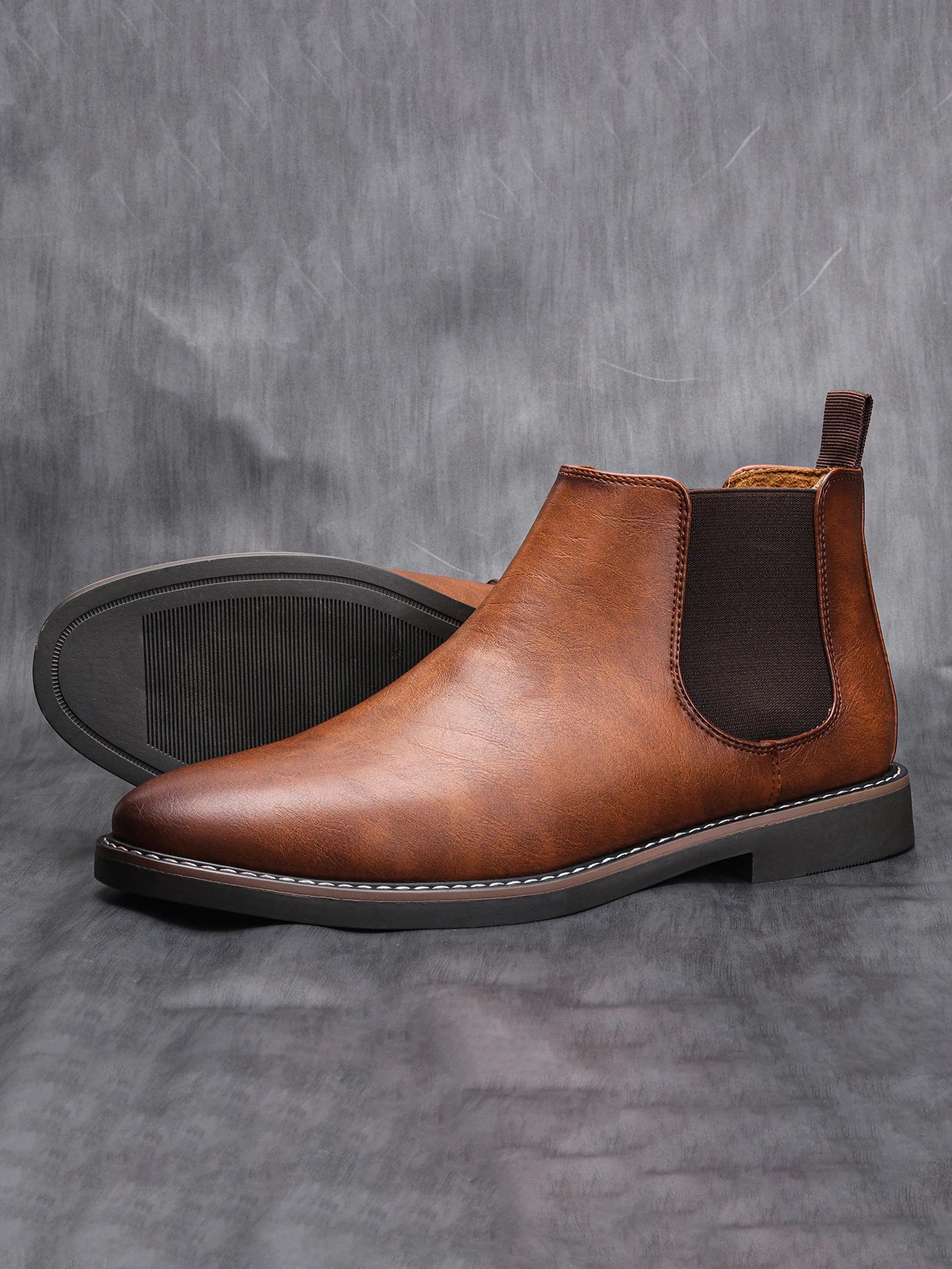 40~46 Men Chelsea Boots Brand Retro Comfortable Fashion Men Boots