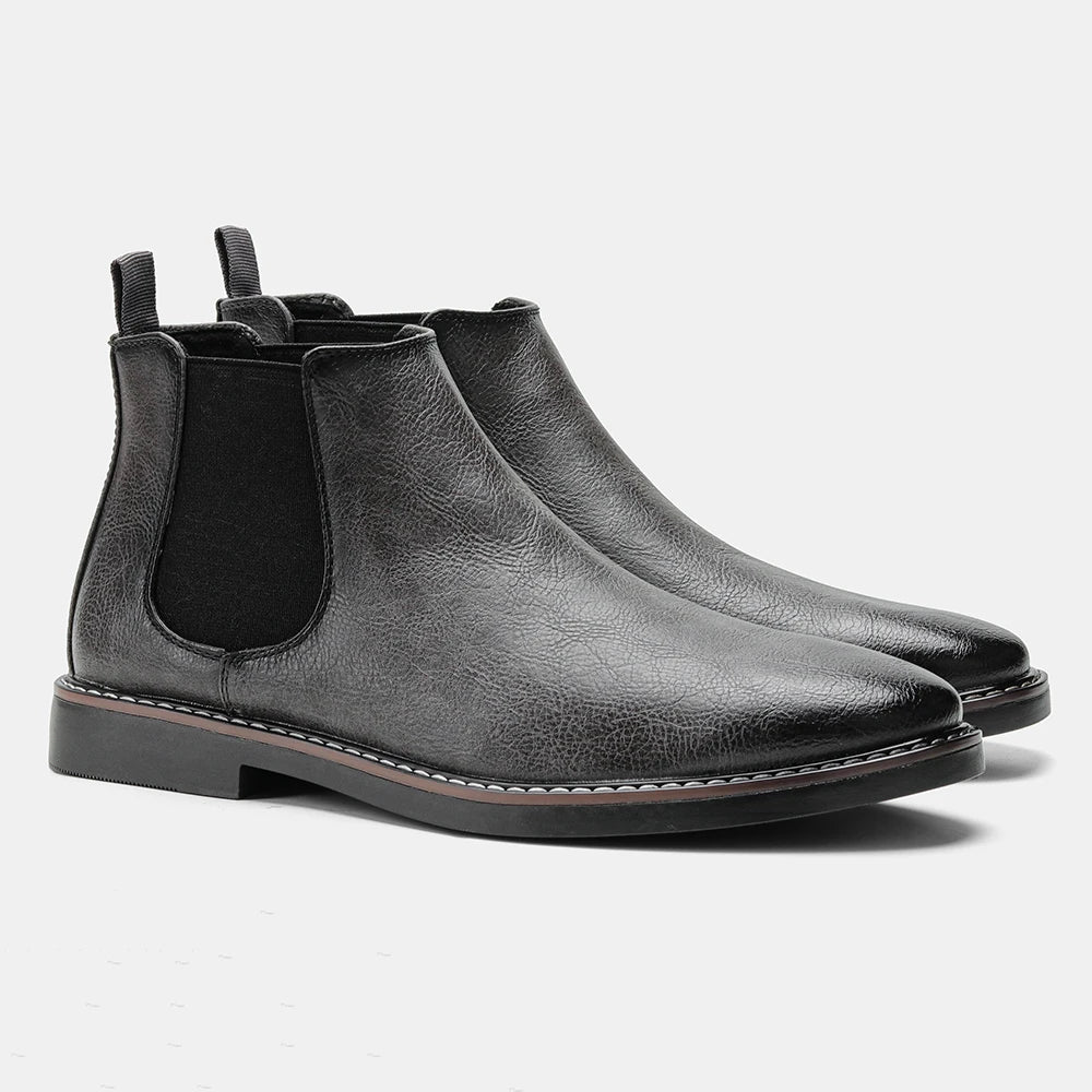 40~46 Men Chelsea Boots Brand Retro Comfortable Fashion Men Boots