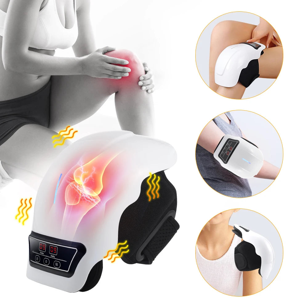 Electric Knee Temperature Massage Heated Vibration Massage Instrument Knee Pad Hot Compress Leg Joint Brace