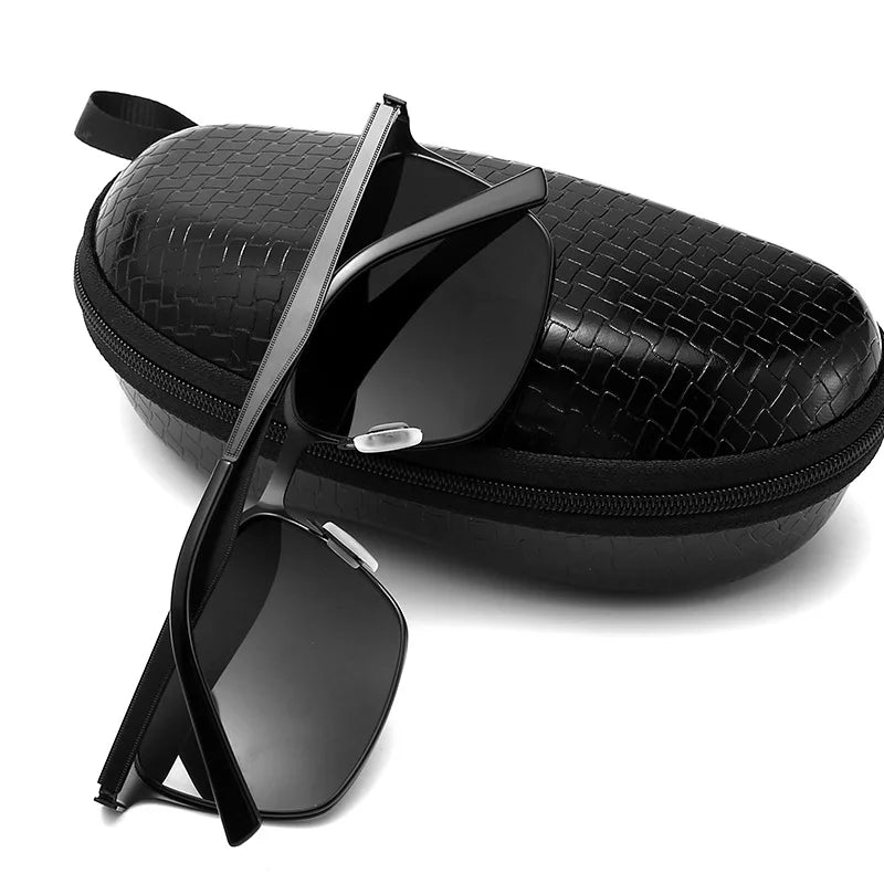 Classic Polarized Design Sunglasses Men Women Driving Square Frame Fashion Sun Glasses Male Goggle