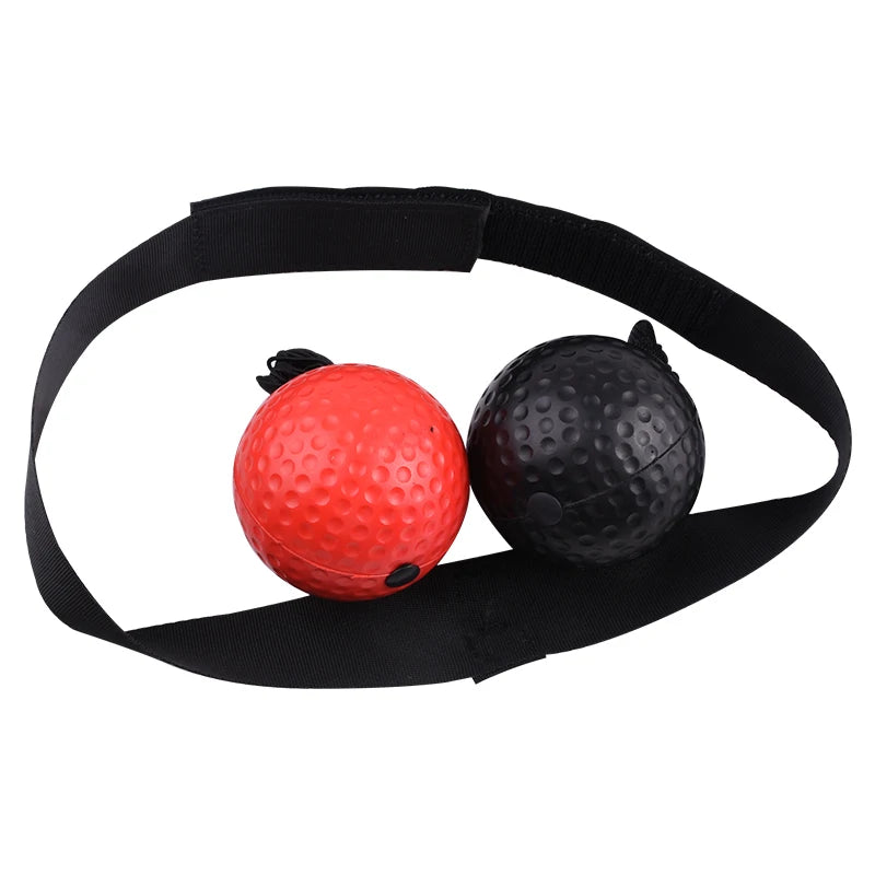 Boxing Fight Ball on String Reflex Fitness Punching Head Bands Set Improving Speed Reaction MMA Training Goal Accessories