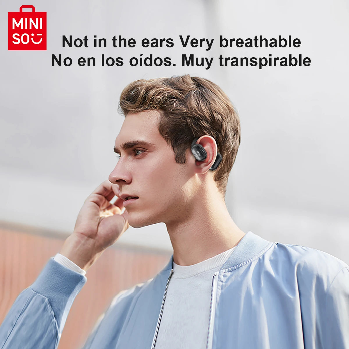 MINISO MS162 Intelligent Bluetooth Translation Earbuds Wireless Headphones Chat Headset Office Travel,16mm Driver Unit