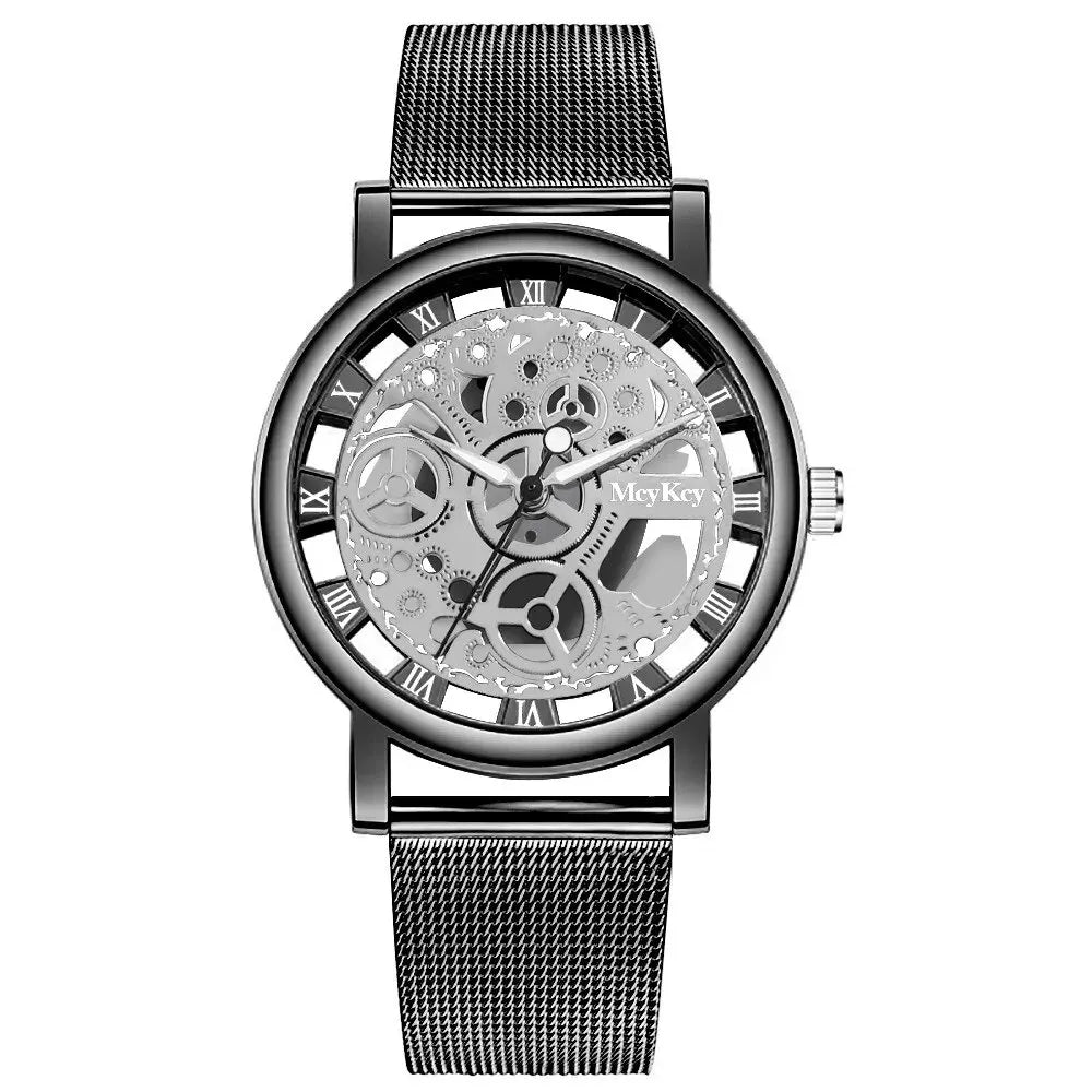 Sophisticated Women's Quartz Watch, Stainless Steel