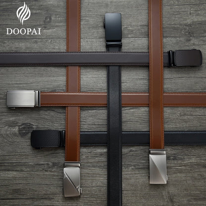Men Leather Belt Automatic Buckle Belt Fashion Alloy Belts Genune Leather Luxury Belts for Men Business Luxury Designer Clothes