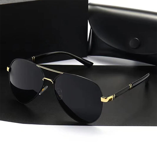 New Luxury Men's Polarized Sunglasses Driving Sun Glasses For Men Women Brand Designer Vintage Eyewear UV400 Oculos De Sol