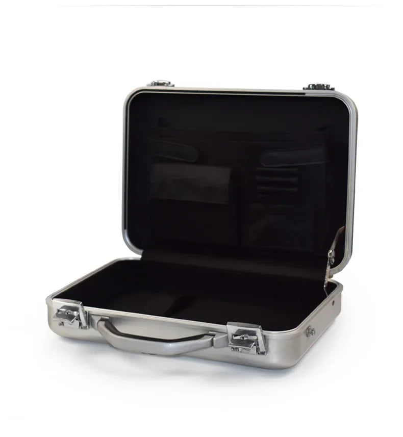 High quality aluminum alloy suitcase, business document box, computer bag, equipment toolbox, money, safe , instrument box