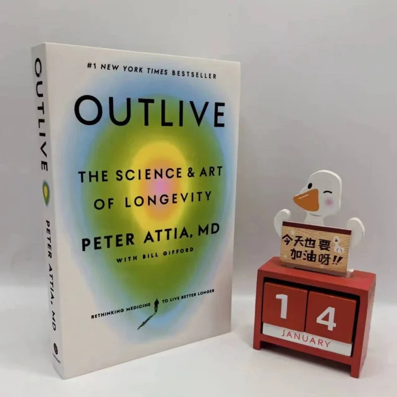 Outlive By Peter Attia The Science and Art of Longevity Paperback Book in English