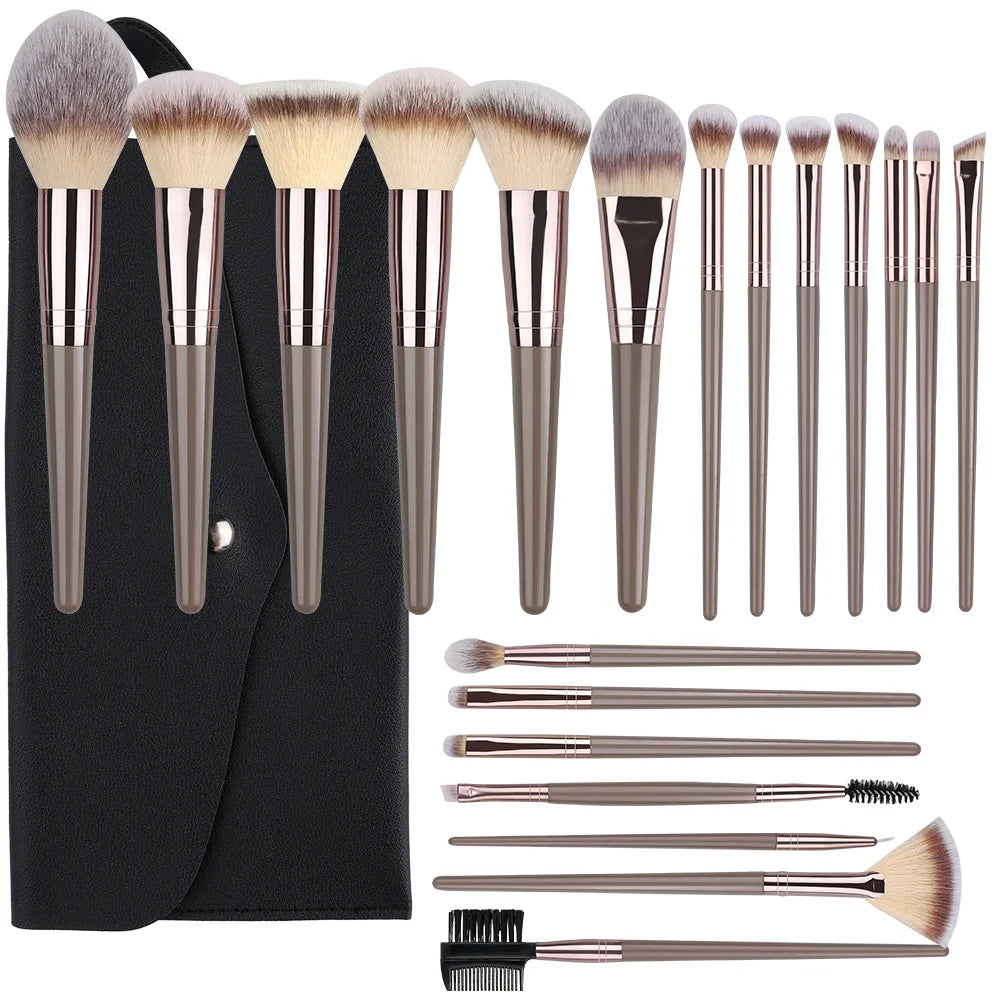 Professional 3-20Pcs Makeup Brush Set Super soft detail Blush highlighter Foundation Concealer Eyeshadow Brush Women Beauty Tool