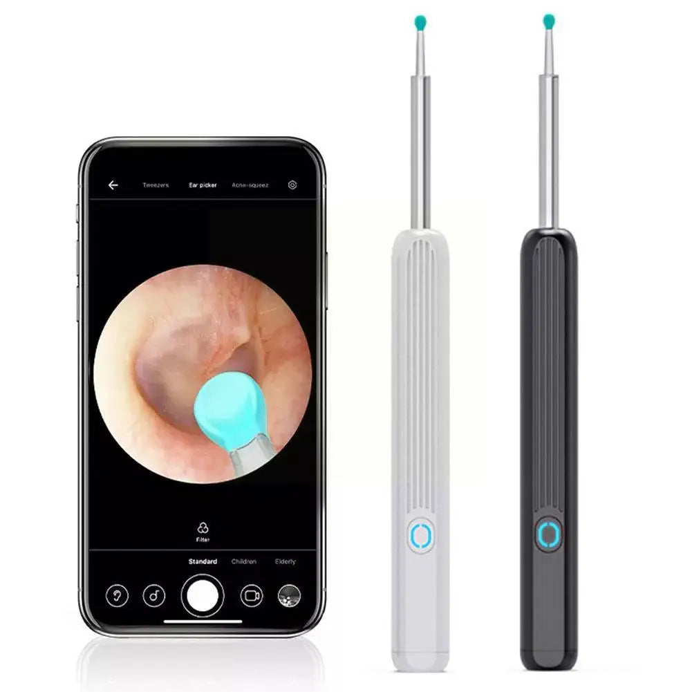 3Pcs/Set Ear Spoon Replacement For NE3 Wireless Smart Visual Ear Cleaner Otoscope Ear Wax Camera Removal K6L0