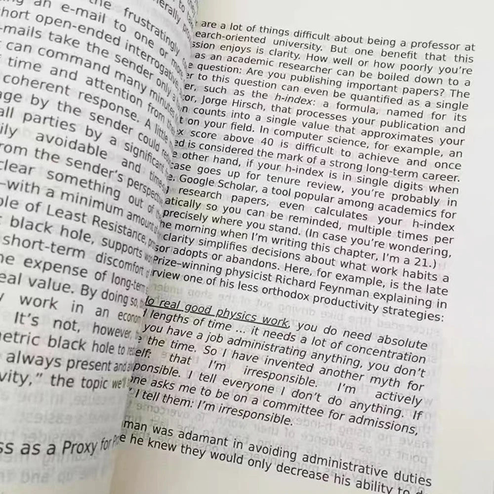 Deep Work By Cal Newport Rules for Focused Success In A Distracted World Leadership & Motivation Books for Adult Paperback