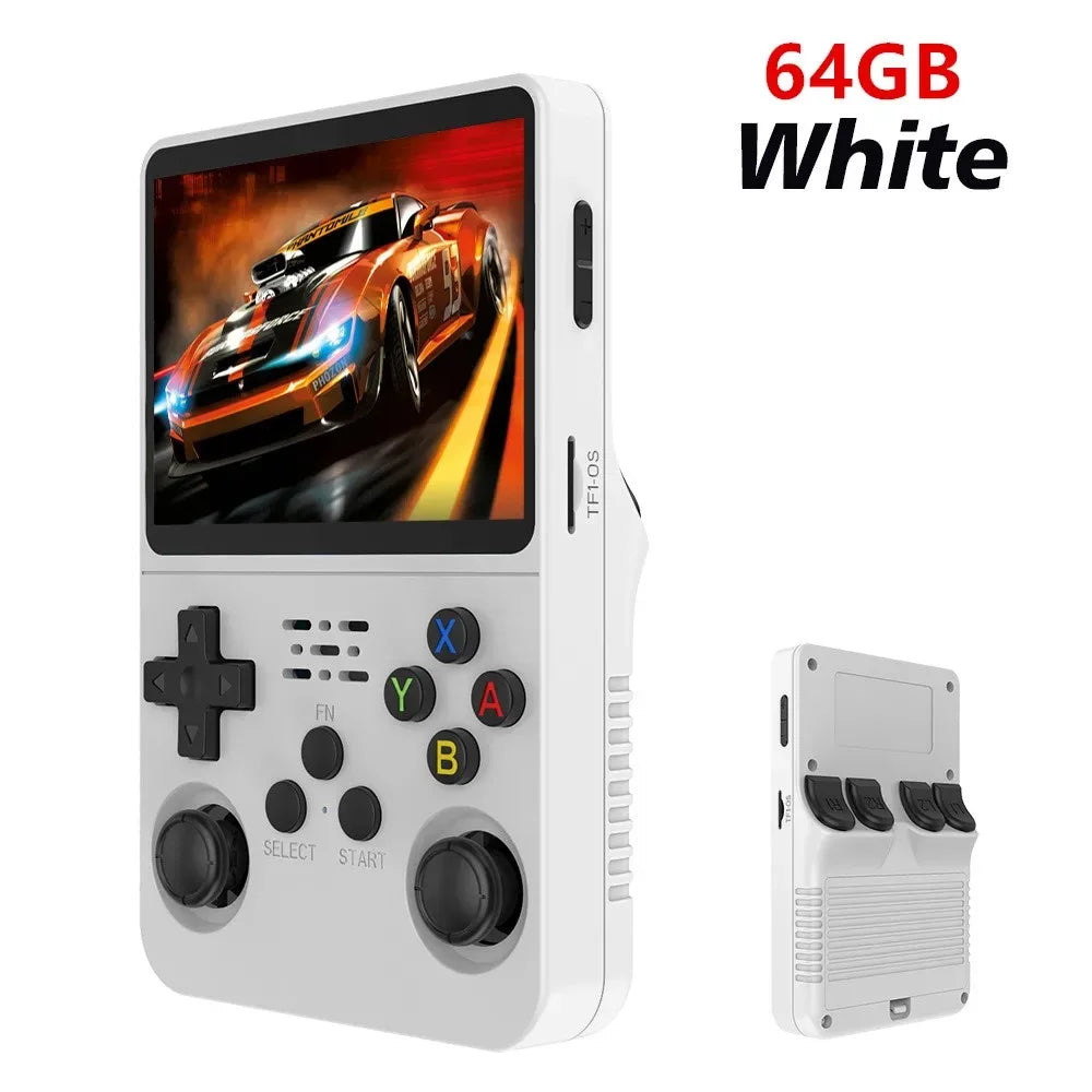 Open Source R36S Retro Handheld Video Game Console Linux System 3.5 Inch IPS Screen Portable Pocket Video Player 128GB Games