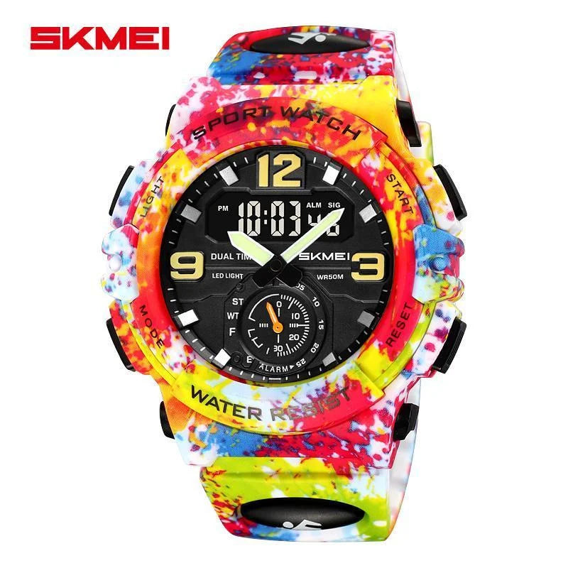 SKMEI Digital Electronic Large Dial Watch Fashion Sport Watches For Men Waterproof Quartz Wristwatch Alarm Clock Horloges Mannen