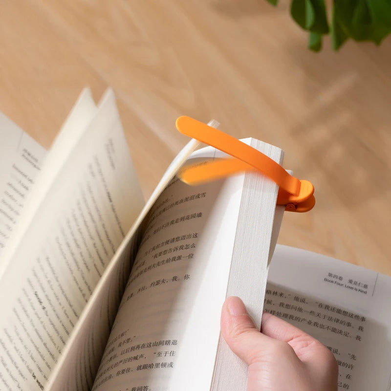 1/3/6Pcs Silicone Bookmark Automatically Follows Page Flipping Student Bookmarks Office Stationery Home Office School Supplies