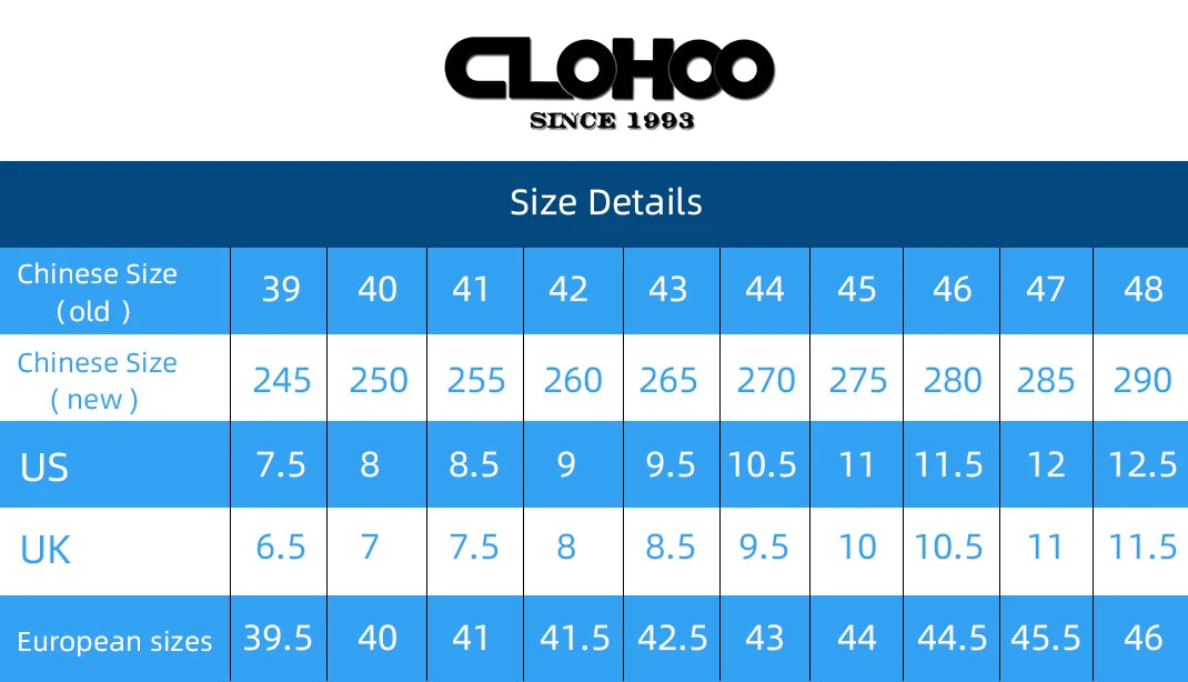 CLOHOC two layer cowhide business casual shoes breathable soft sole comfortable classic lace-up men's shoes