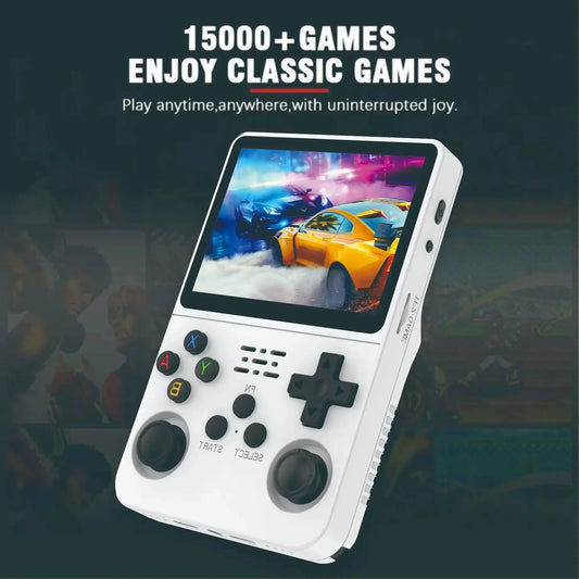 Open Source R36S Retro Handheld Video Game Console Linux System 3.5 Inch IPS Screen Portable Pocket Video Player 128GB Games