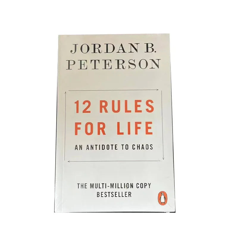 12 Rules for Life:An Antidote To Chaos By Jordan B. Peterson English Reading Books