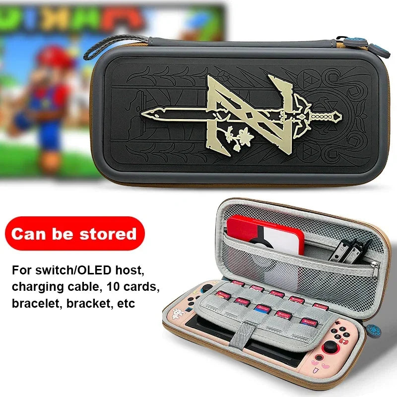 3D Pattern Game Card Case For Nintendo Switch Lite 24 Cartridge Slot Protective OLED Switch Case Storage Box Shockproof Dustproof