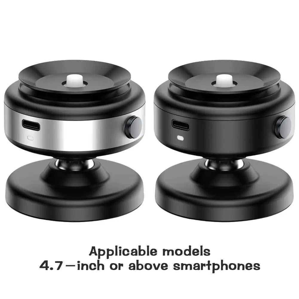 Car Magnetic Vacuum Adsorption Bracket 360 Degree Rotating Aluminum Alloy Mobile Phone Holder For 4.7-inch Or Above Smartphones