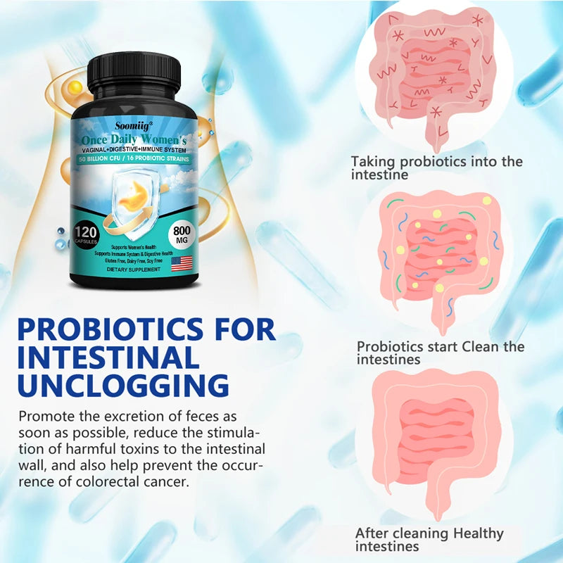 Probiotic Supplements, Including Prebiotics, Support Women’s Gut Flora, Digestive Health, and Longer-lasting Energy