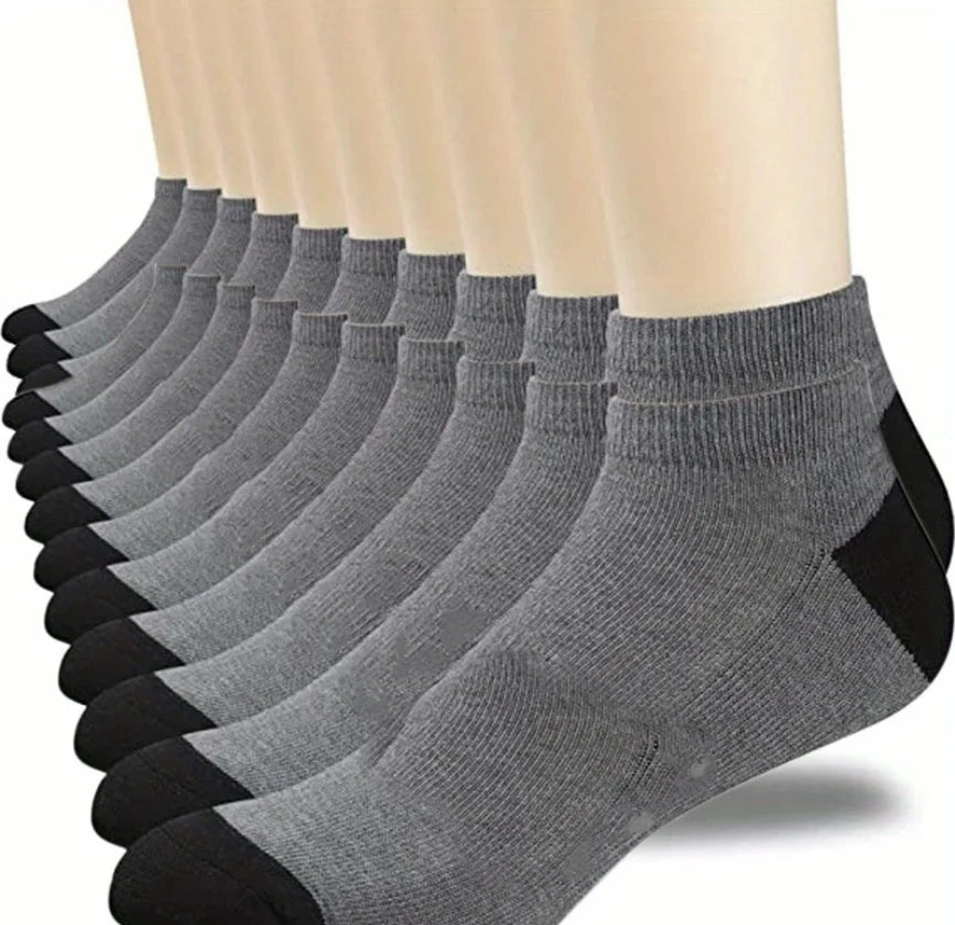 5 Pairs Of Men's Socks, Autumn And Winter Vintage Fun Fashion Athletic Socks, Sports Trend Socks