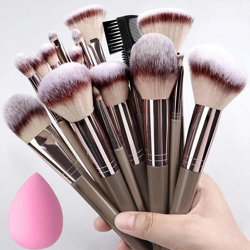 Professional 3-20Pcs Makeup Brush Set Super soft detail Blush highlighter Foundation Concealer Eyeshadow Brush Women Beauty Tool