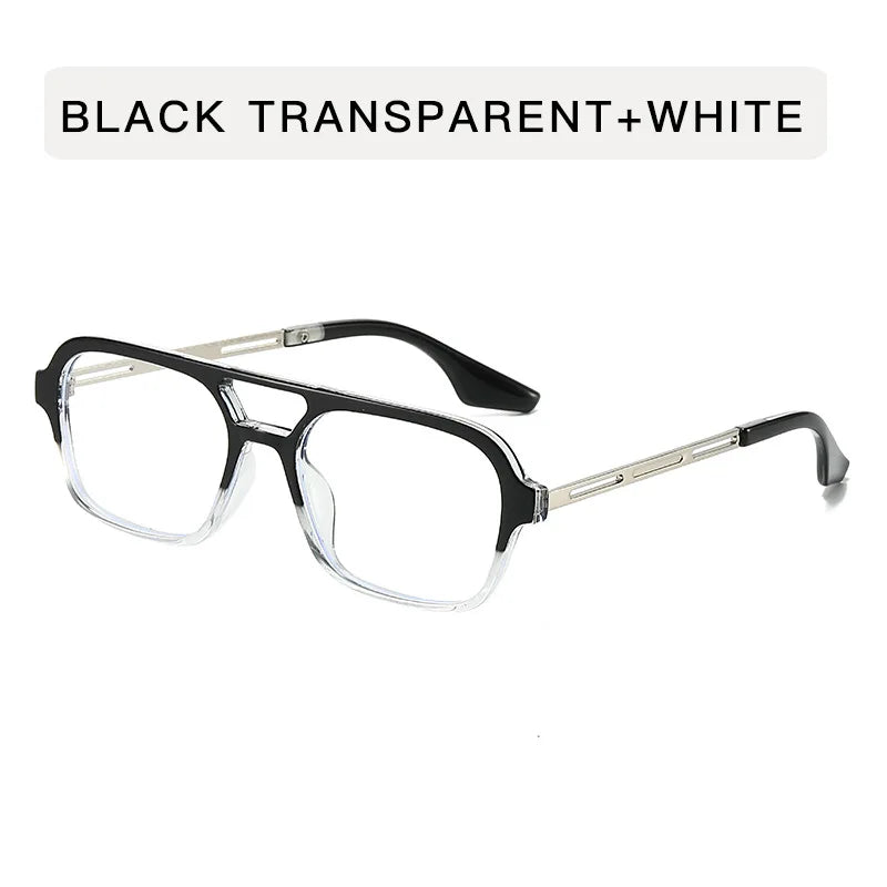 Small Square Frame Double Beam Sunglasses Men And Women Pilot Retro Sunglasses Classic Sunglasses